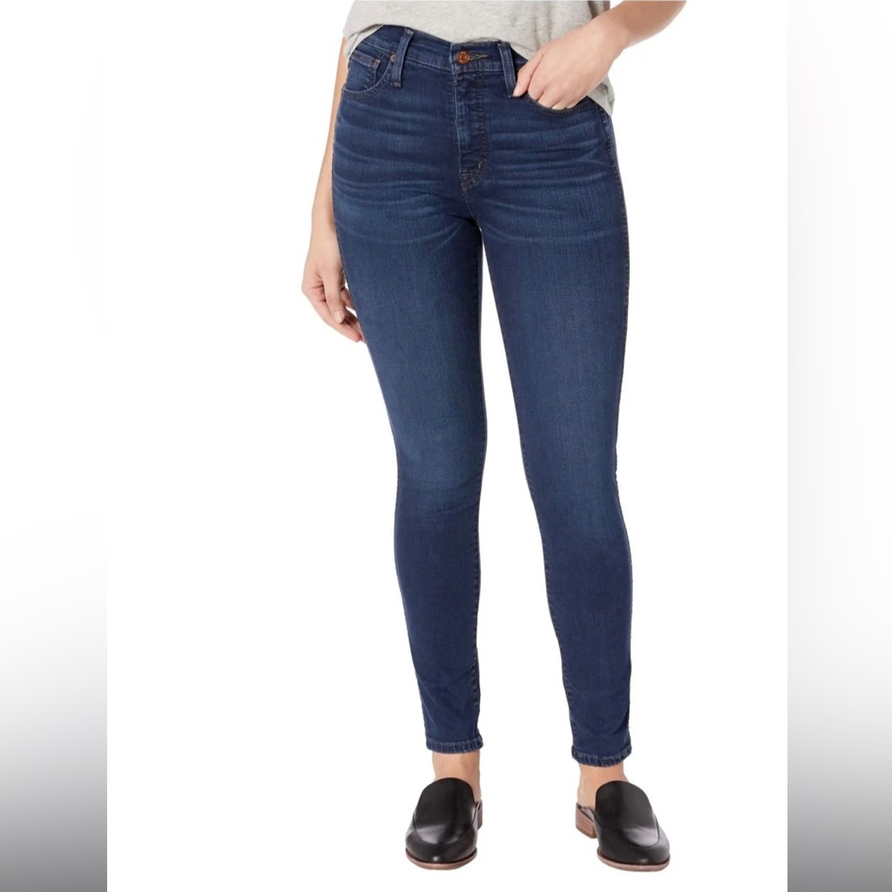 Madewell 10” high rise skinny jeans size 25